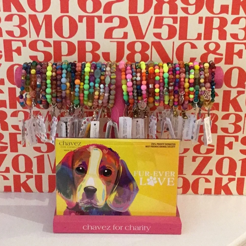 Chavez for Charity Dog Charm Bracelet, NEW WITH TAGS